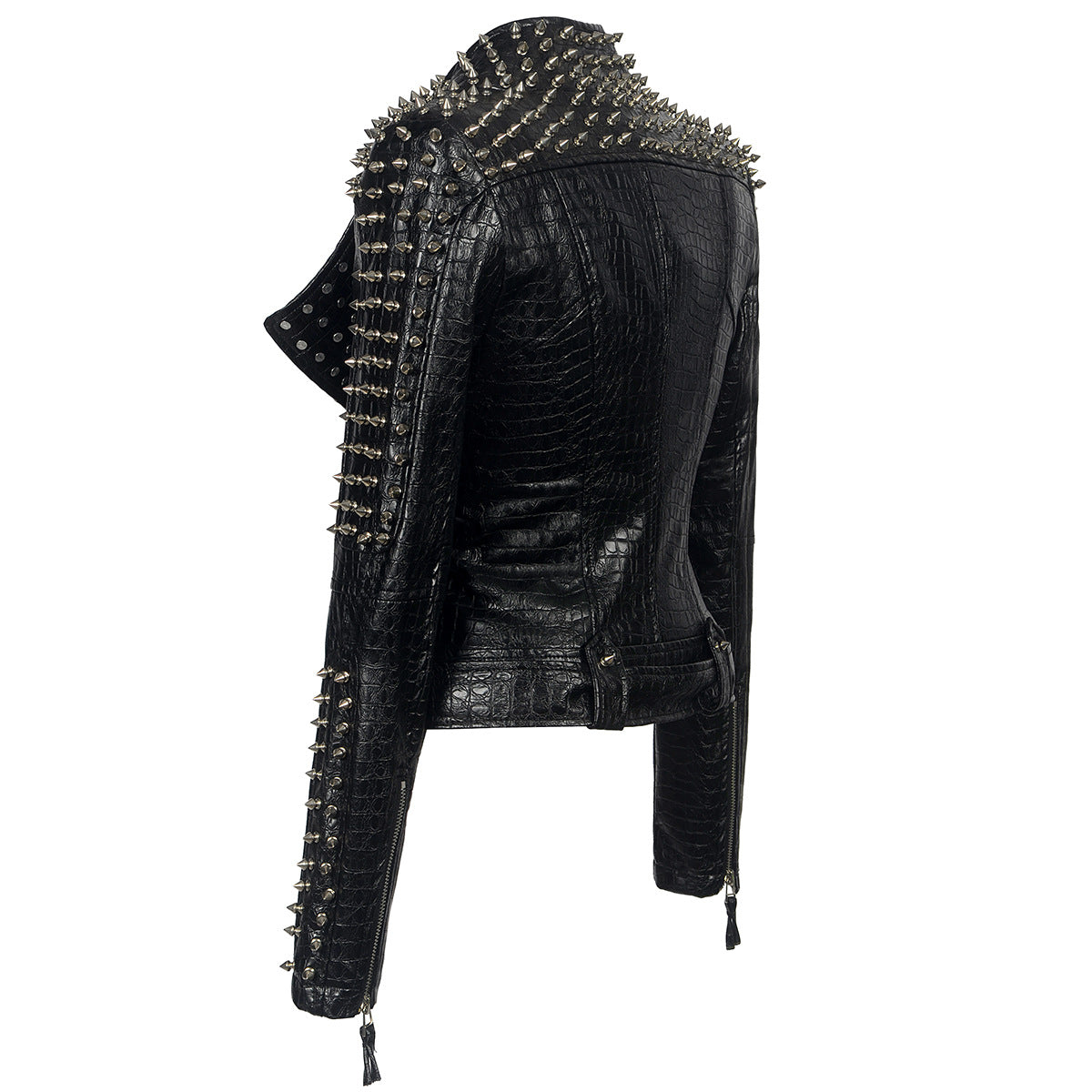 Back to Black Short leather jacket