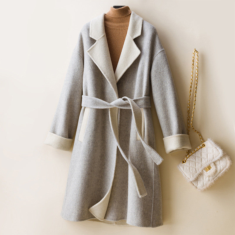 Ladies Wool Double-faced Coat