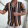Sharp As A Tack 3d Stripe Printed Men's Oversized Shirt