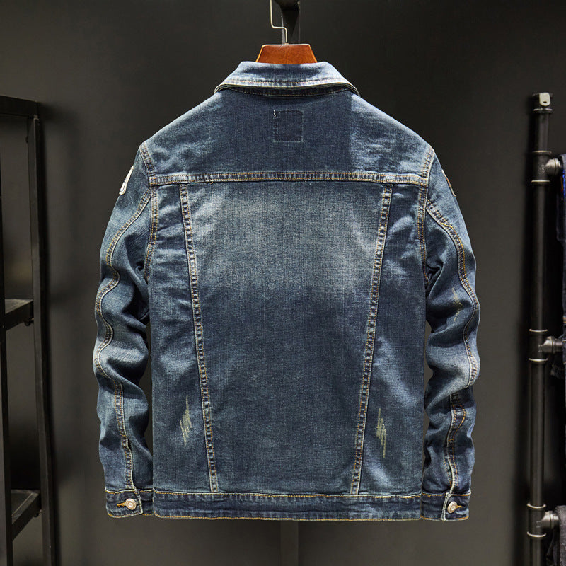 Men's Specialized Plus Size Denim Jacket