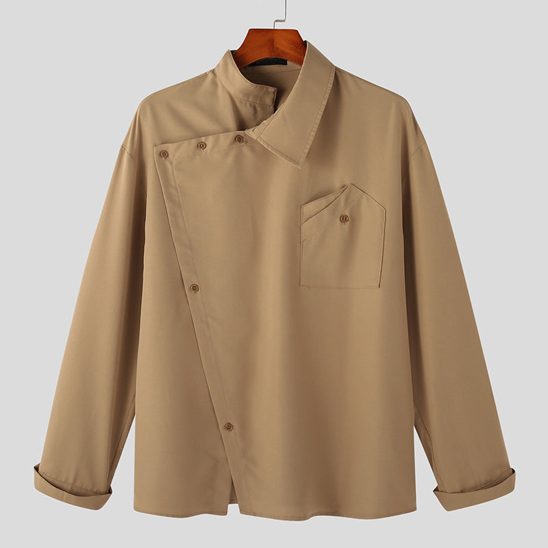 Men's Designer Lapel Shirt