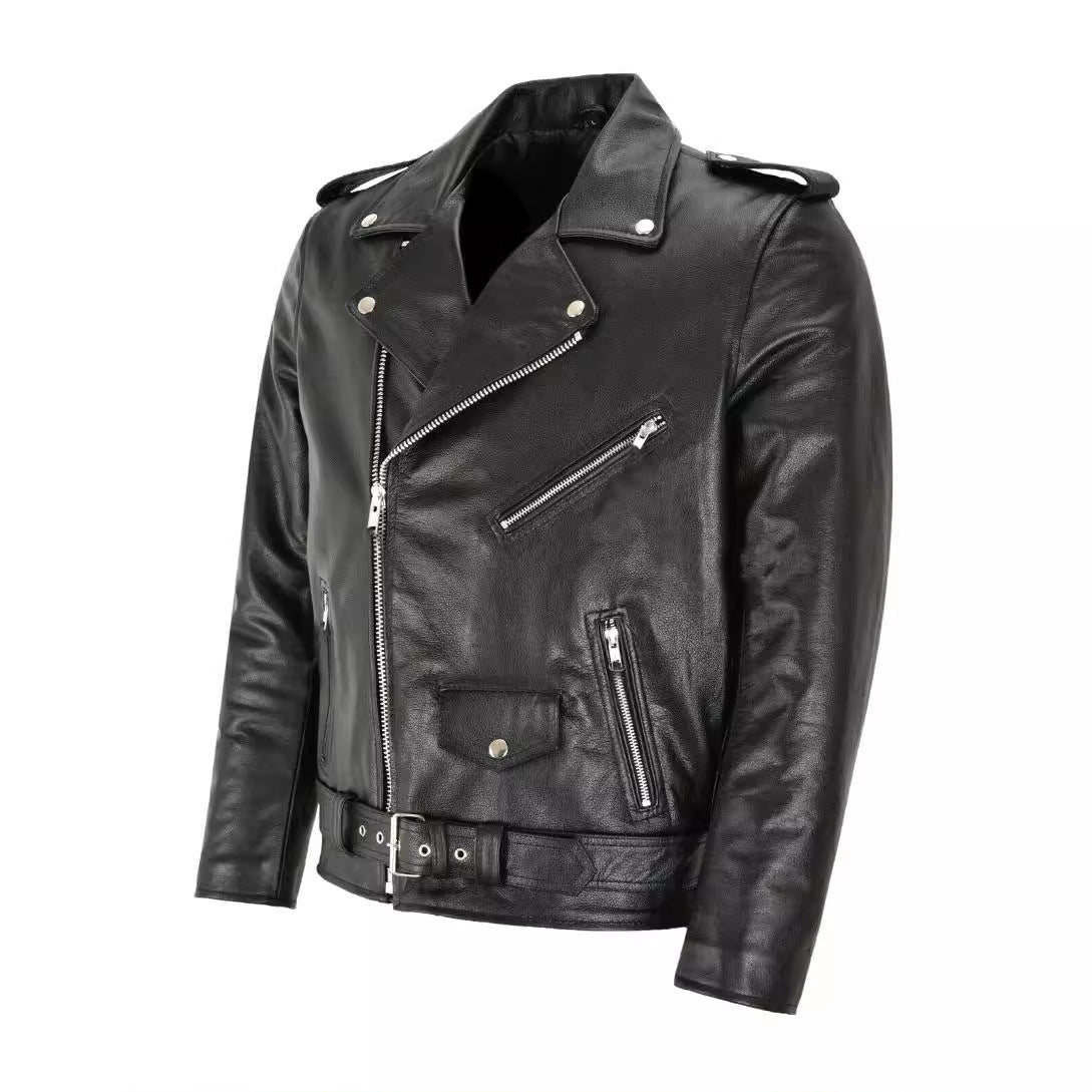 Fearless Motorcycle Leather Men's Jacket