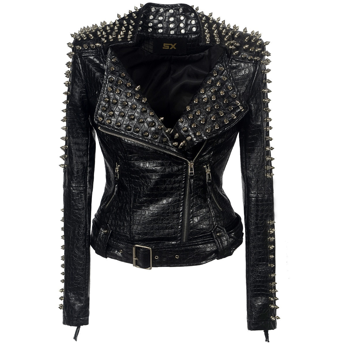 Back to Black Short leather jacket