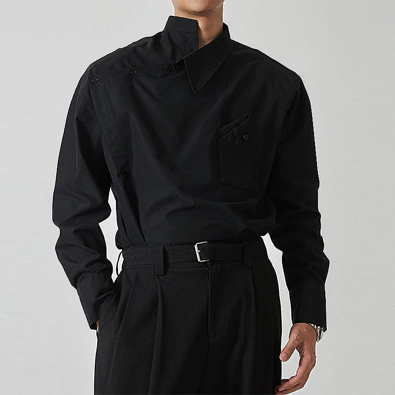 Men's Designer Lapel Shirt