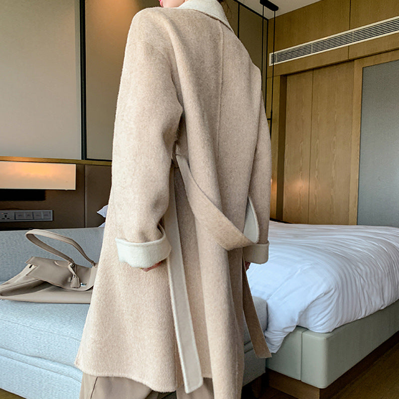 Ladies Wool Double-faced Coat