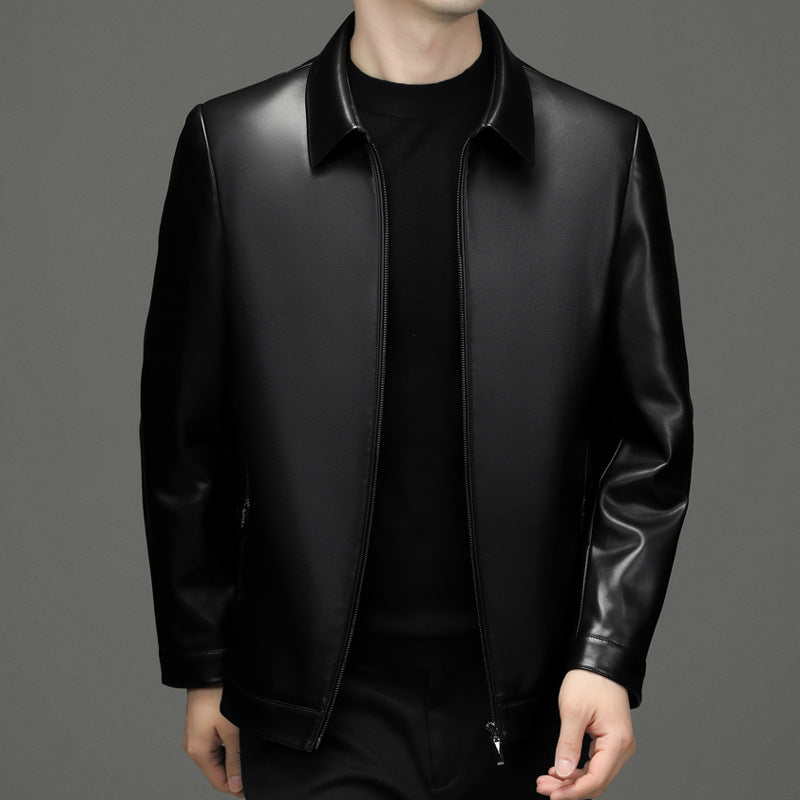 Back to Black Men's Leather Jacket