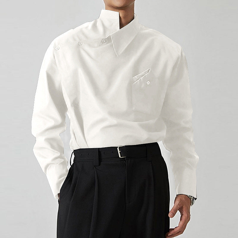 Men's Designer Lapel Shirt