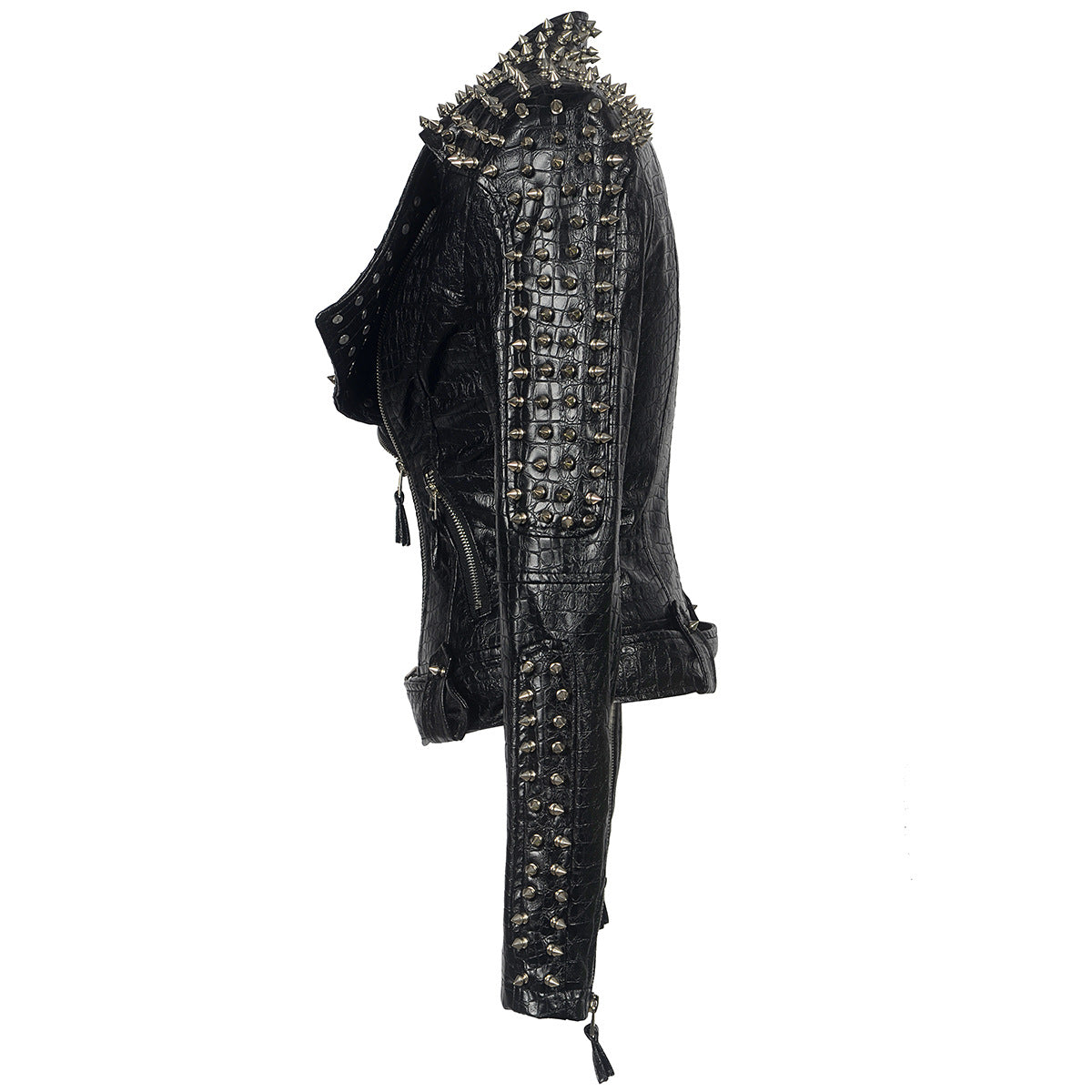 Back to Black Short leather jacket