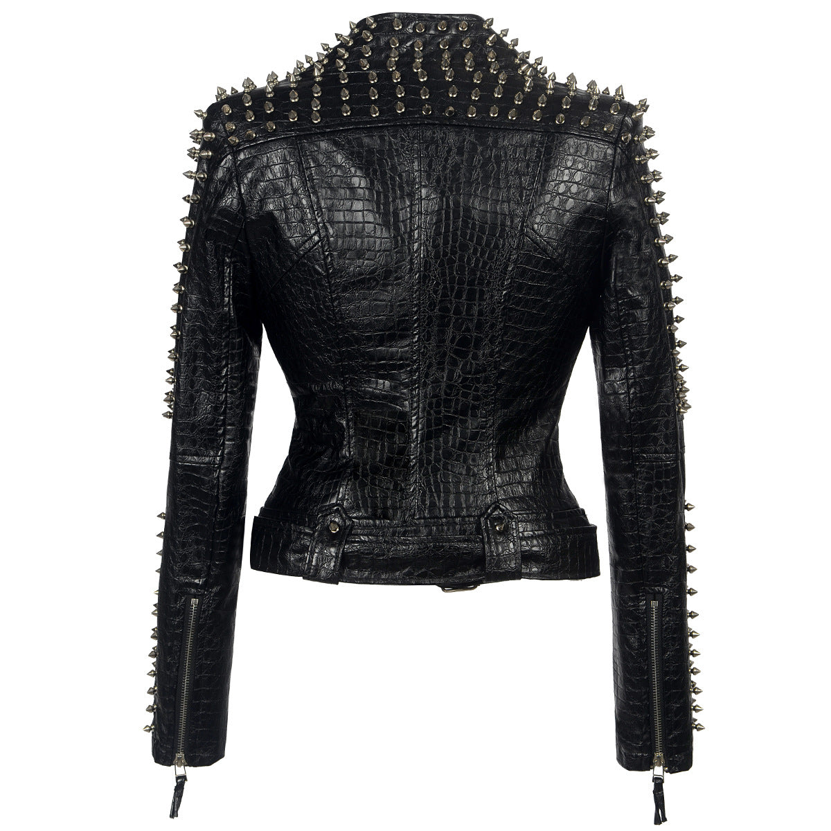 Back to Black Short leather jacket