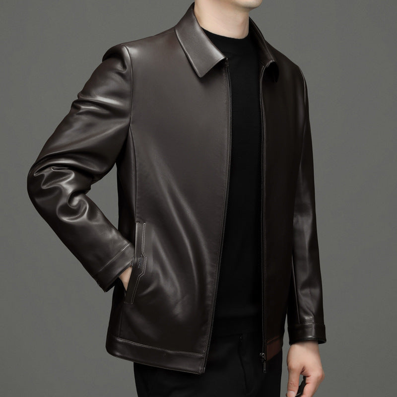 Back to Black Men's Leather Jacket