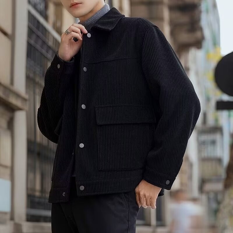 Casual Men's Clothing Lapel Jacket