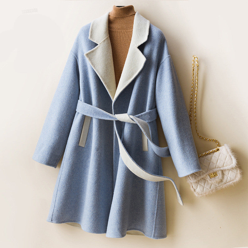 Ladies Wool Double-faced Coat