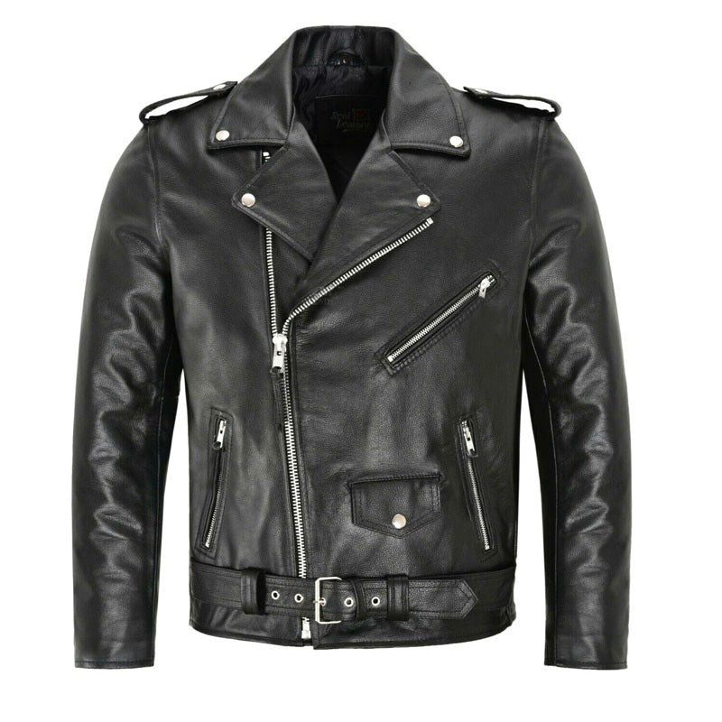 Fearless Motorcycle Leather Men's Jacket