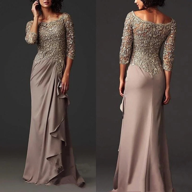 Queen Mother Elegant Formal Dress