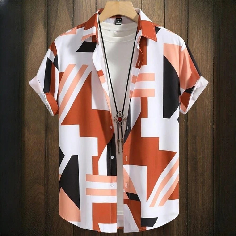 And He's Too Fly 3D Printed Geometry Men's Shirt