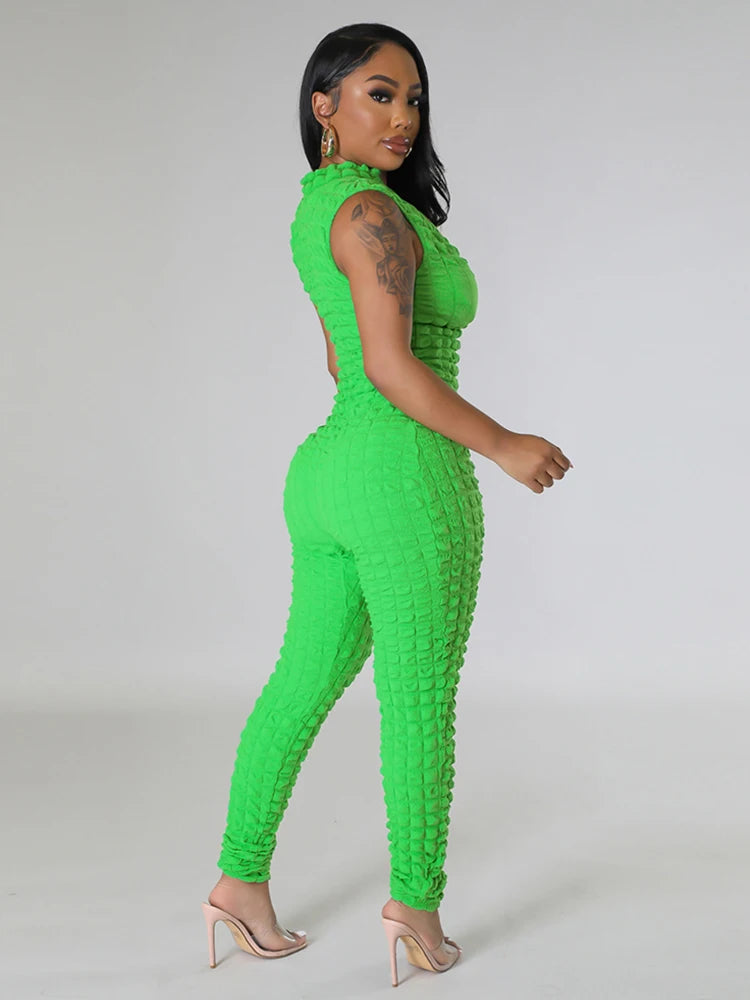 0111 That Girl Is Fierce Elegant Jumpsuit