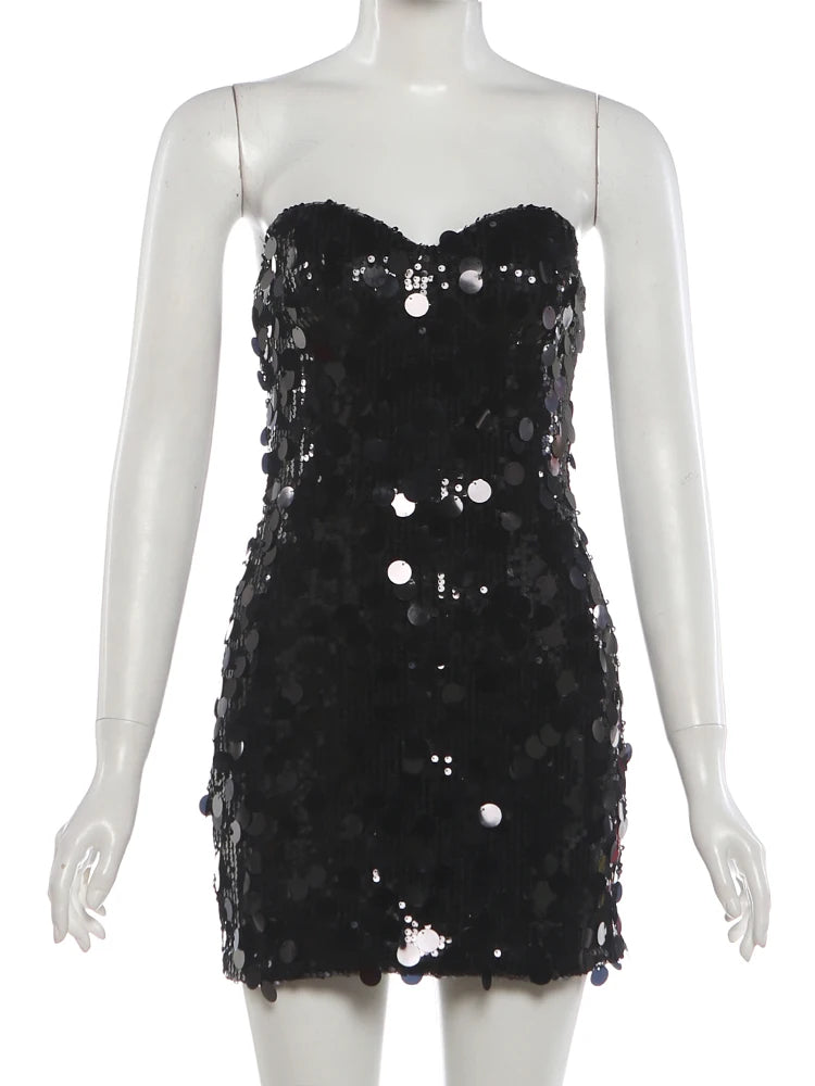 Main Stage Sequin Mini Body con Dress
