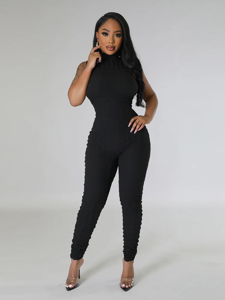 0111 That Girl Is Fierce Elegant Jumpsuit