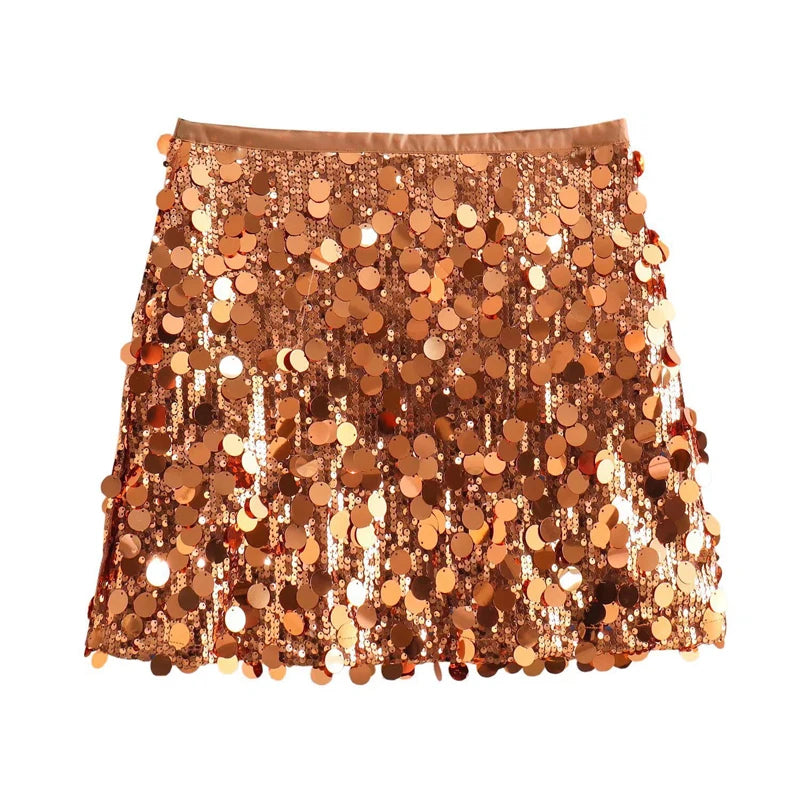 Do You See Me Sequin Mini Skirt