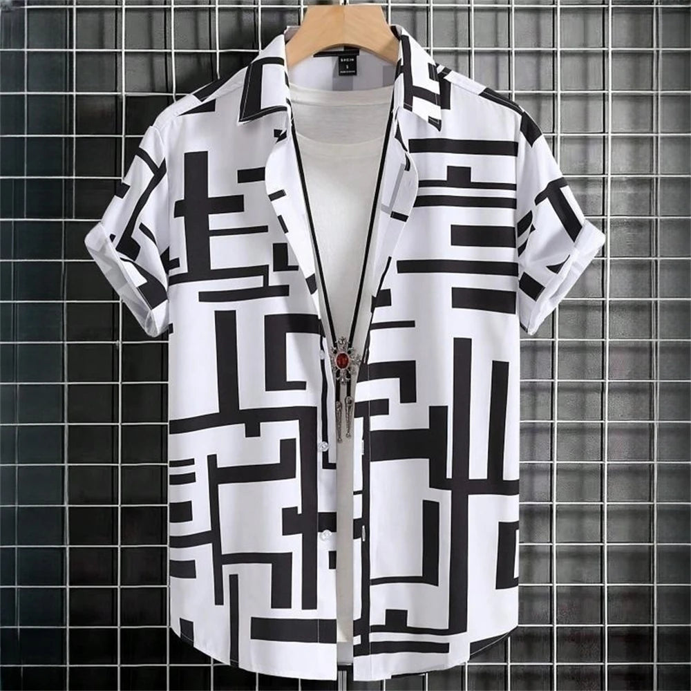 And He's Too Fly 3D Printed Geometry Men's Shirt