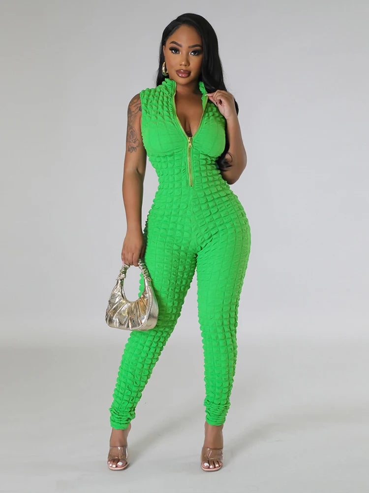 0111 That Girl Is Fierce Elegant Jumpsuit