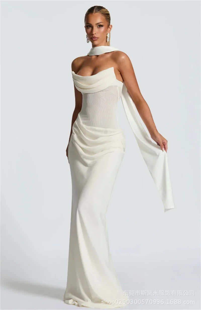 Chocolate Promise Elegant Formal Dress
