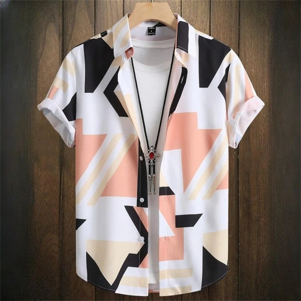 And He's Too Fly 3D Printed Geometry Men's Shirt