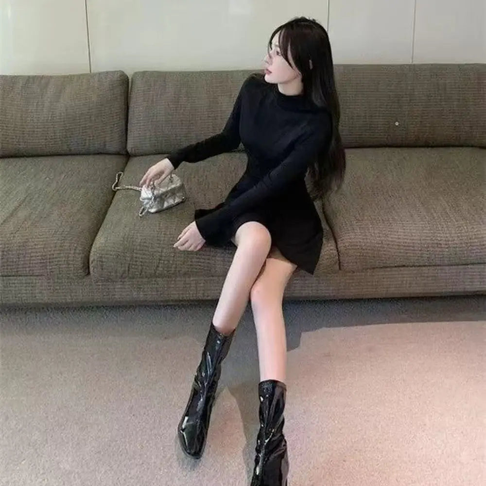 Back To Black Christmas Dress