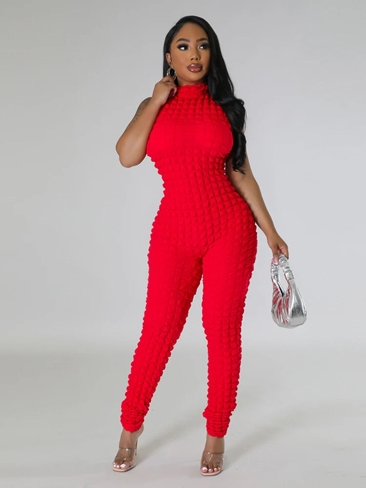 0111 That Girl Is Fierce Elegant Jumpsuit