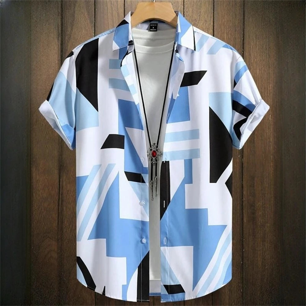 And He's Too Fly 3D Printed Geometry Men's Shirt