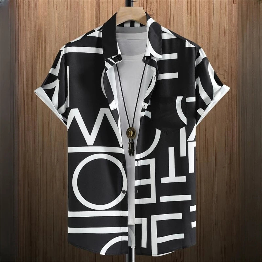 And He's Too Fly 3D Printed Geometry Men's Shirt