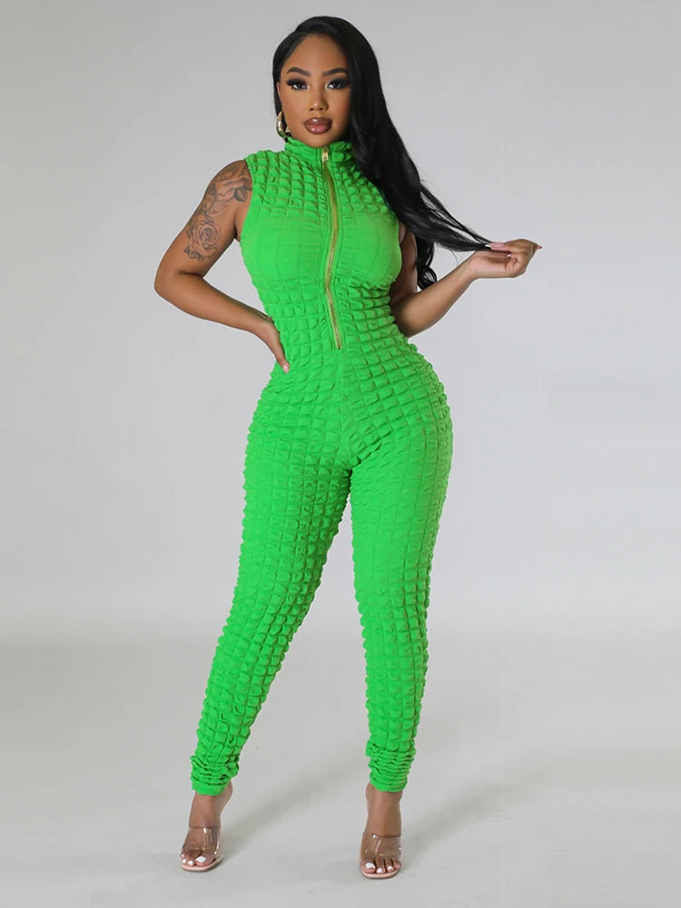 0111 That Girl Is Fierce Elegant Jumpsuit