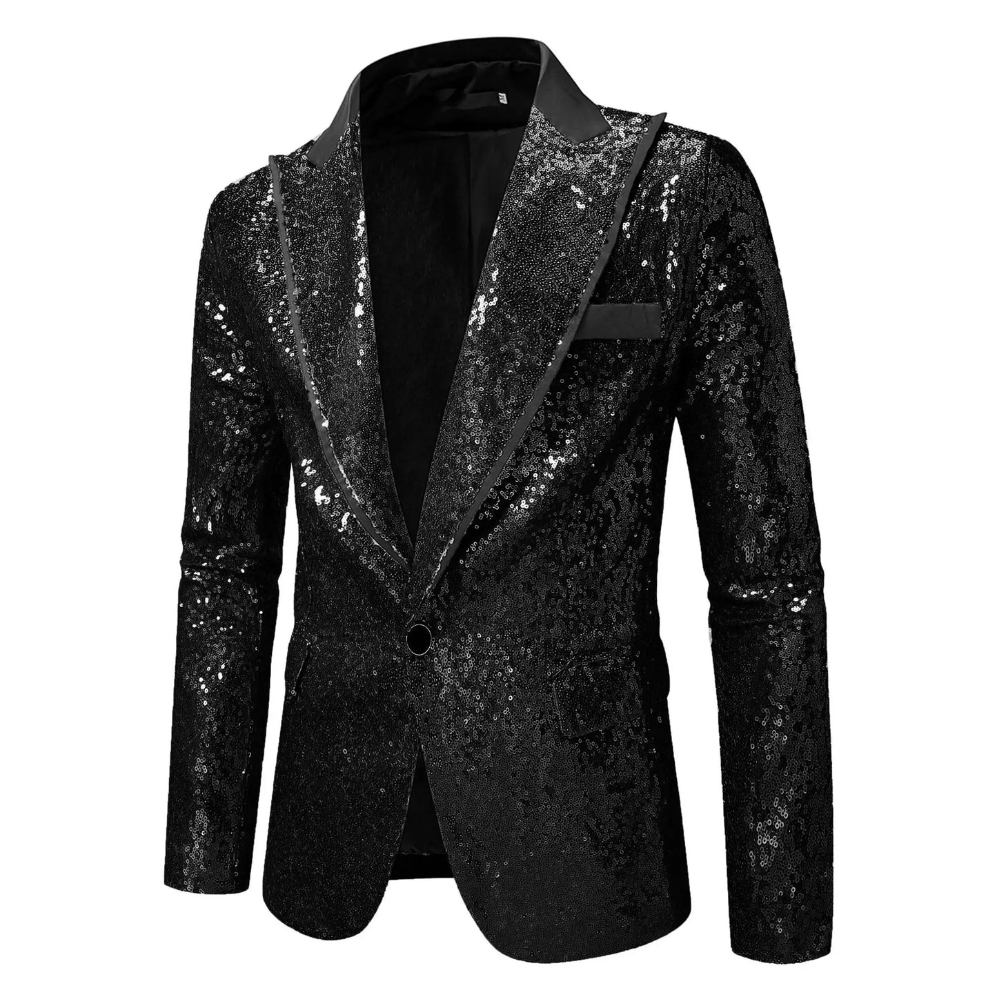 All Eyes On Me Men's Sequin Formal Blazer