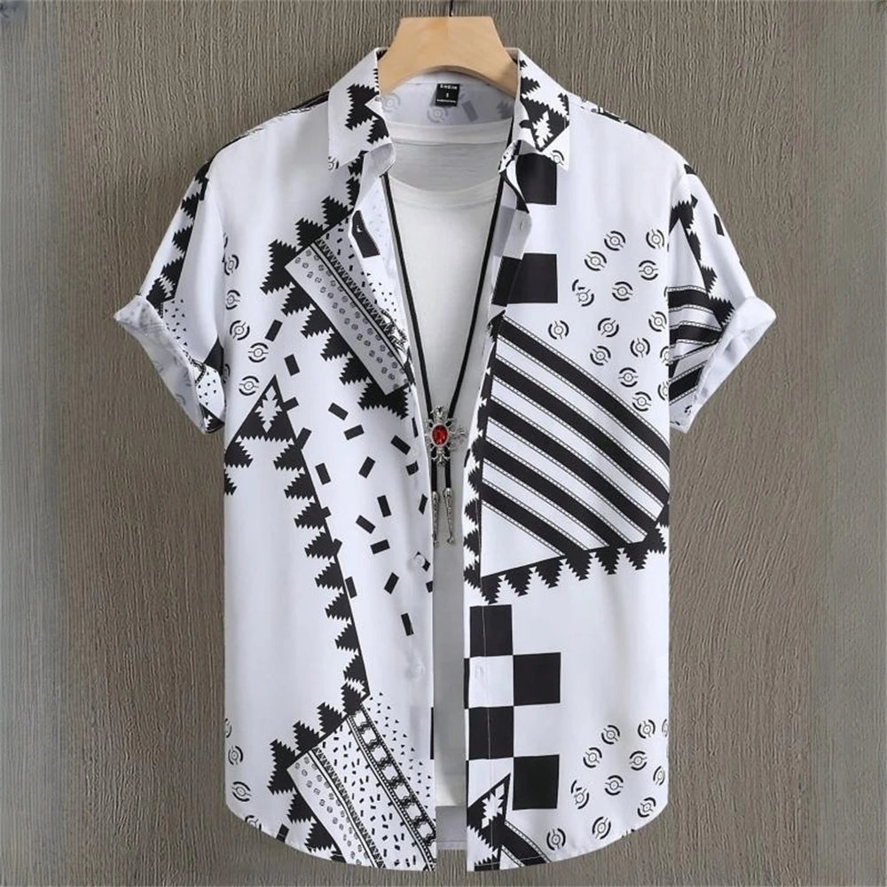 And He's Too Fly 3D Printed Geometry Men's Shirt