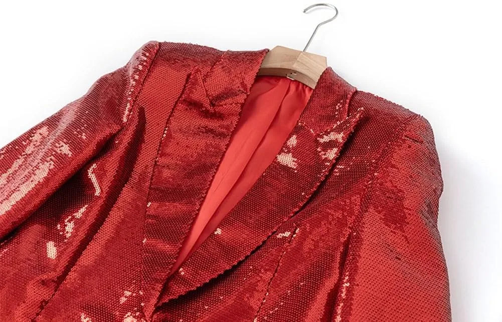 Call Me Cute Sequin Blazer And Shorts Set