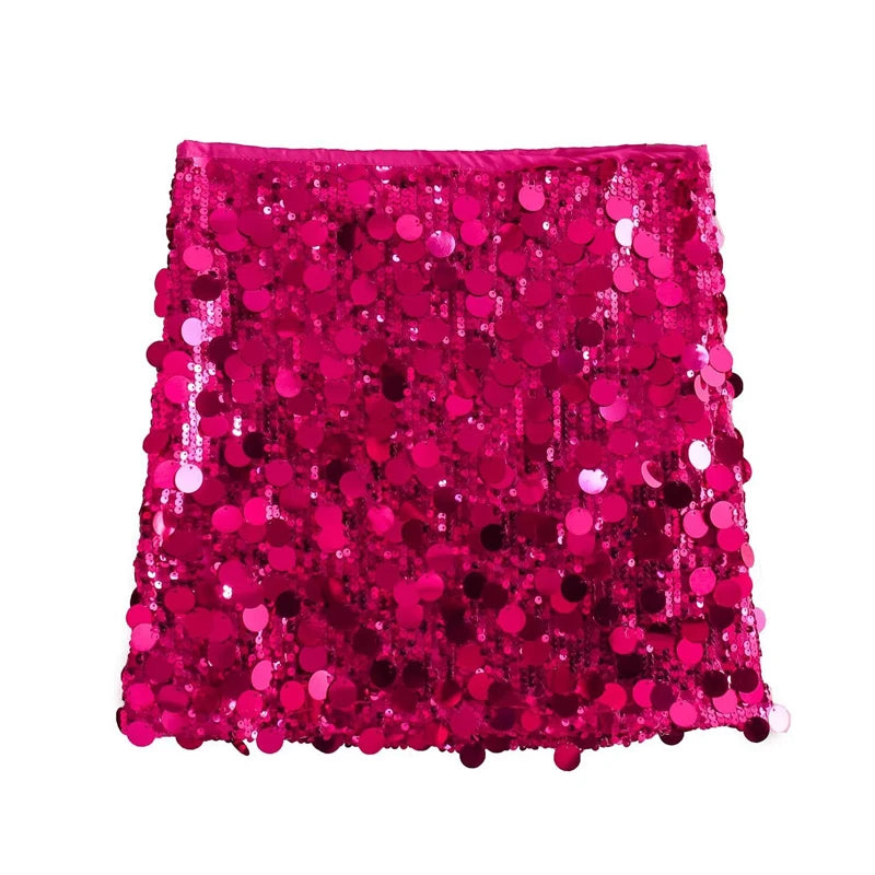 Do You See Me Sequin Mini Skirt