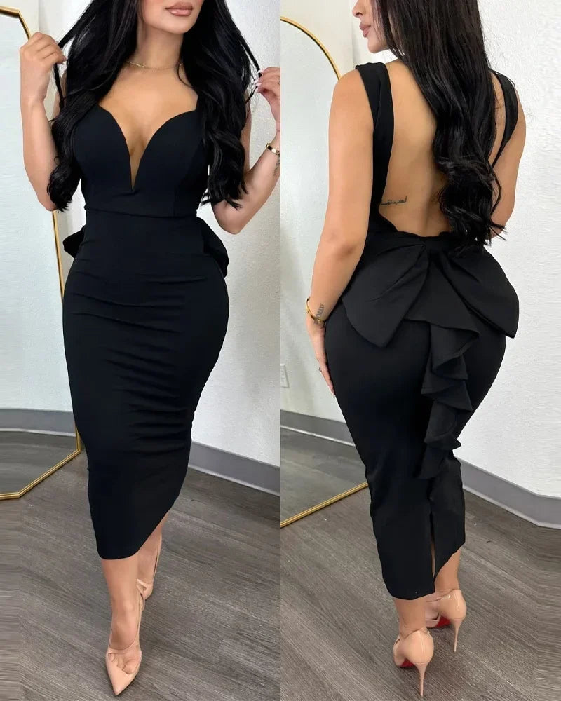 Always Ready To Sparkle Midi Dress
