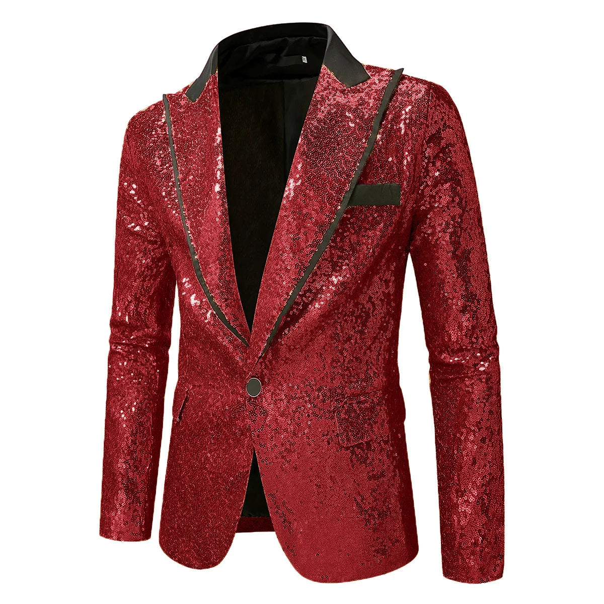 All Eyes On Me Men's Sequin Formal Blazer