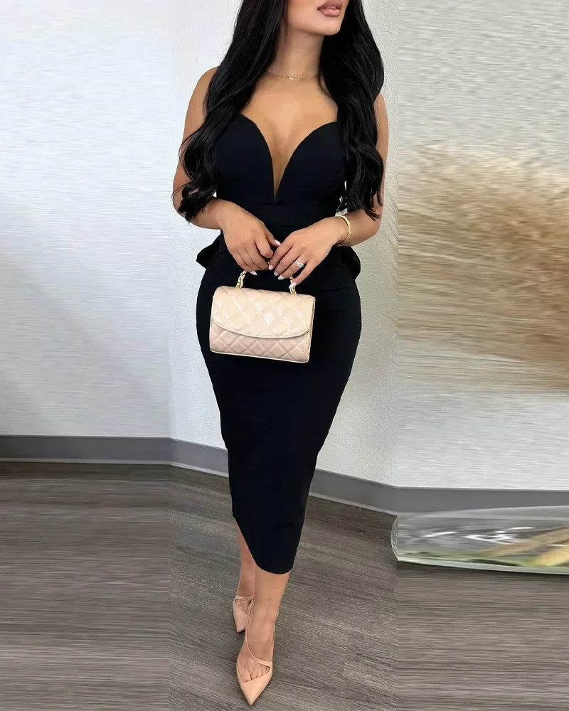 Always Ready To Sparkle Midi Dress