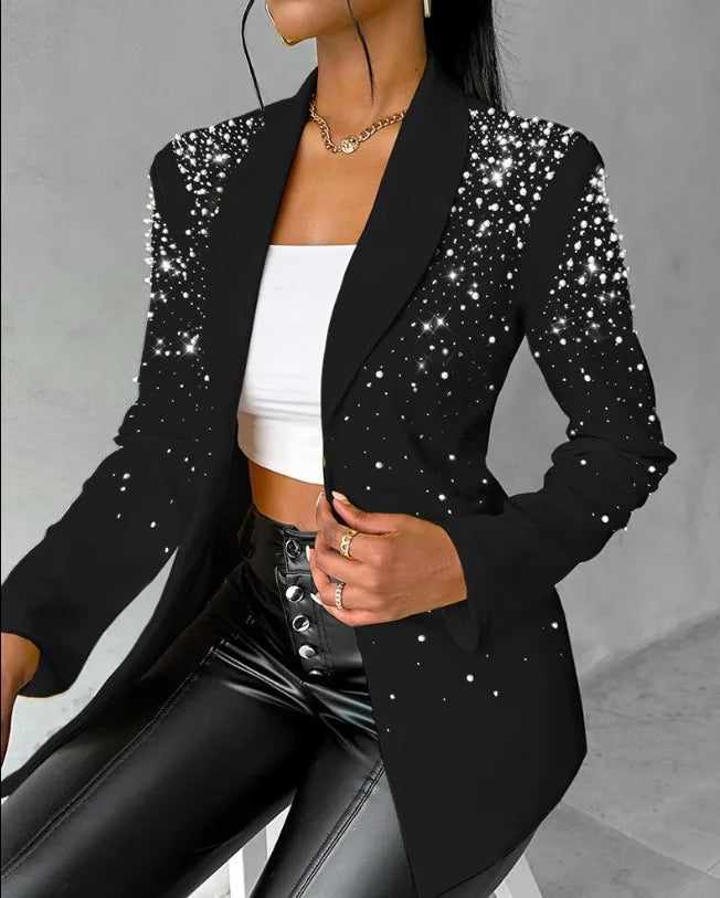 Always Your Baby Sequin Blazer
