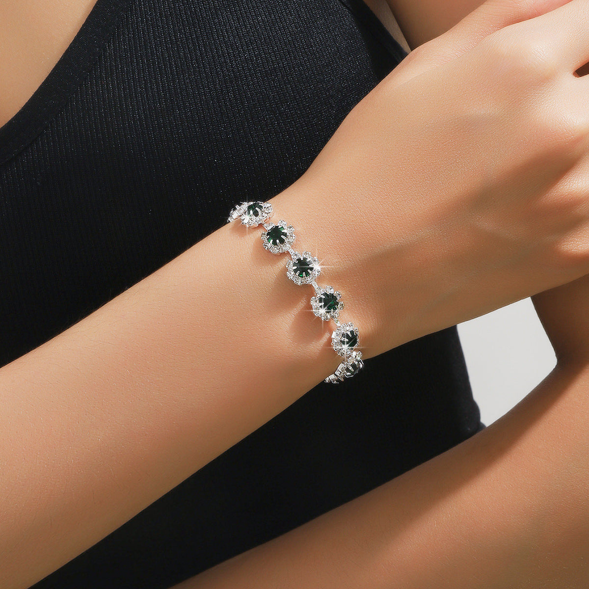 Diamond Teardrop Three Piece Jewelry Set