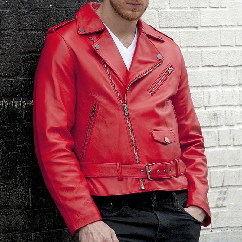 Fearless Motorcycle Leather Men's Jacket