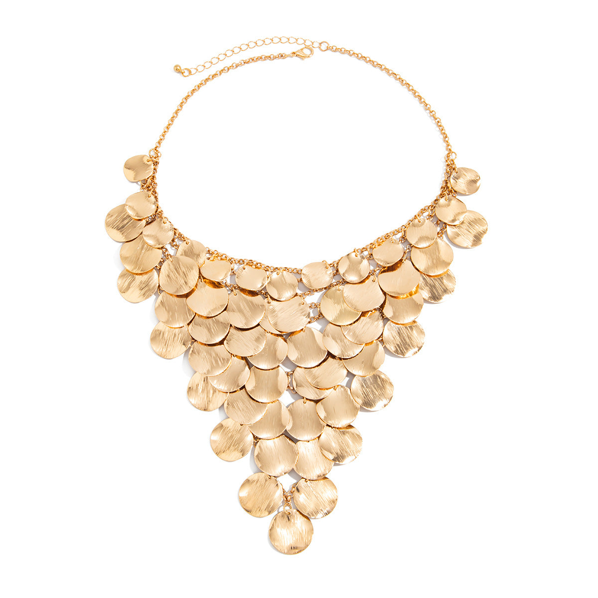 Uniquely Made Triangular Tassel Necklace