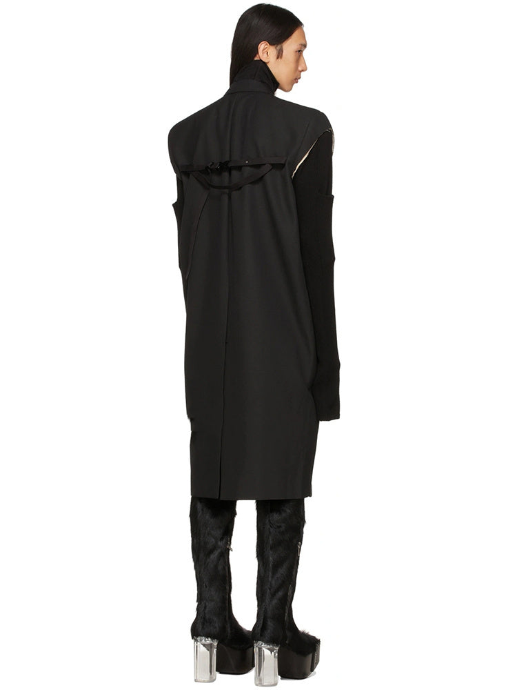 Back to Black Men's Vest Coat