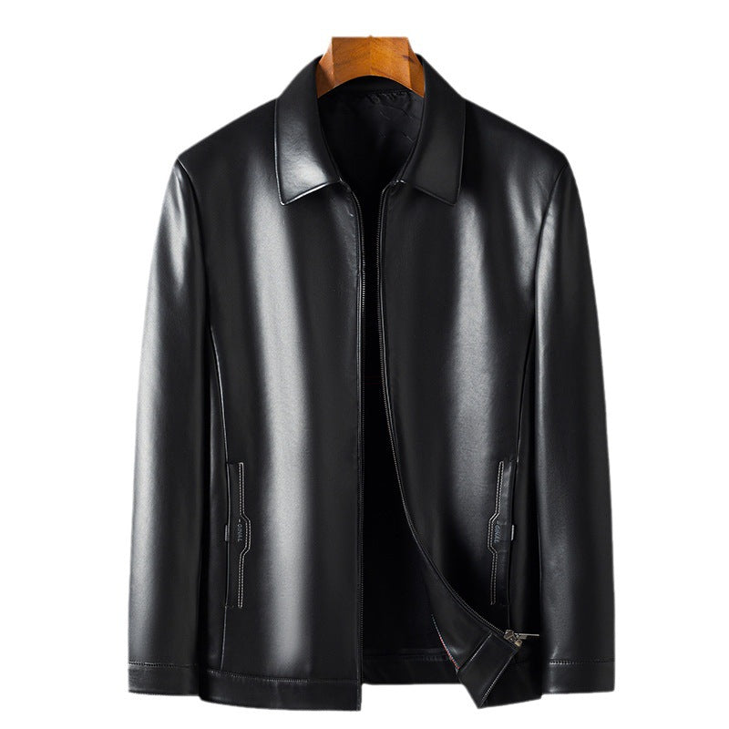 Back to Black Men's Leather Jacket