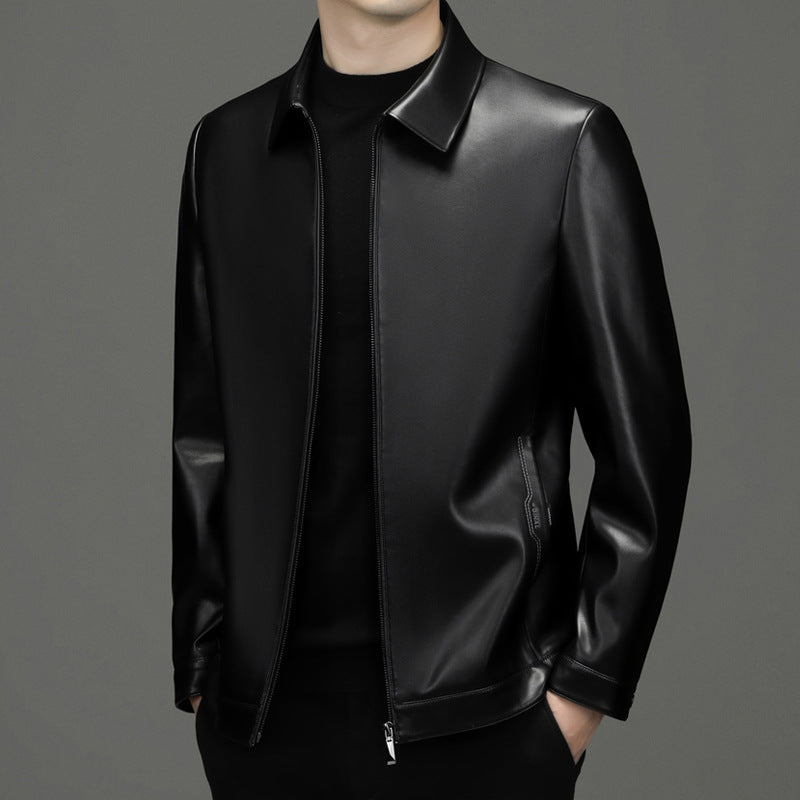Back to Black Men's Leather Jacket