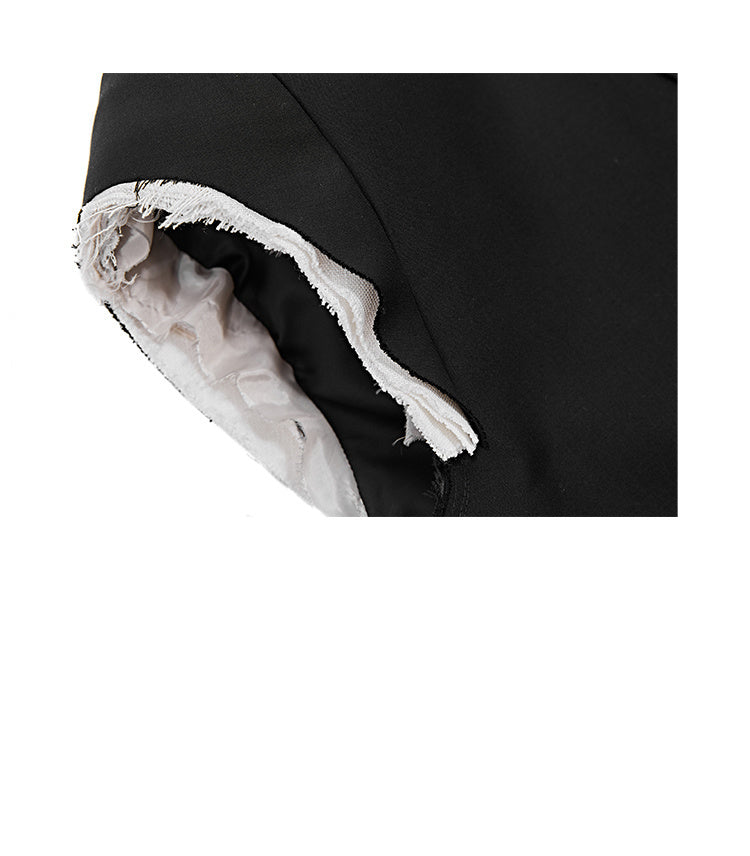 Back to Black Men's Vest Coat