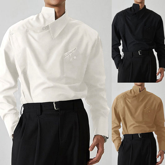 Men's Designer Lapel Shirt