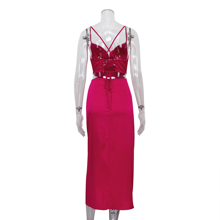 Ladies Fashion New Silk Maxi Dresses