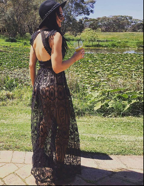 ss Backless Dress Elegant Christmas Maxi Long Dress Vestidos